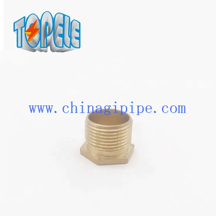 Tishli olti burchakli guruchli Bush